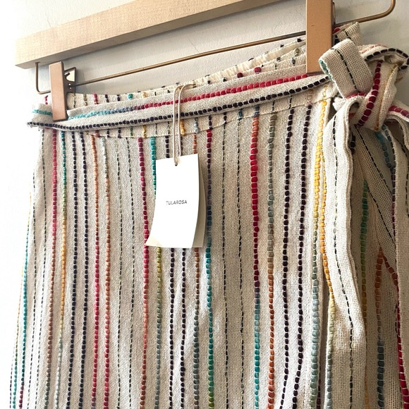 Tularosa Veronica rainbow stripe skirt medium NEW! - Picture 4 of 8